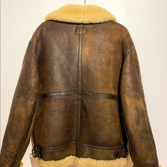 TYPE B-3 SHEEPSKIN FADELESS MILITARY JACKET - Picture 13 of 13